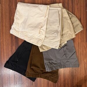 Lands' End Men's Pants 8 Colors Tailored Fit No Iron Chino 31x34